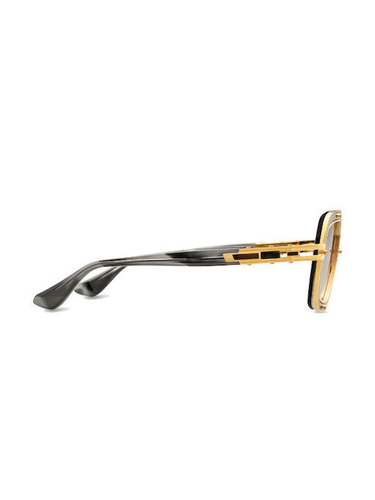 Dita Raketo Sonnenbrillen mit Gold Rahmen und Schwarz Verlaufsfarbe Linse DTS42-A-02