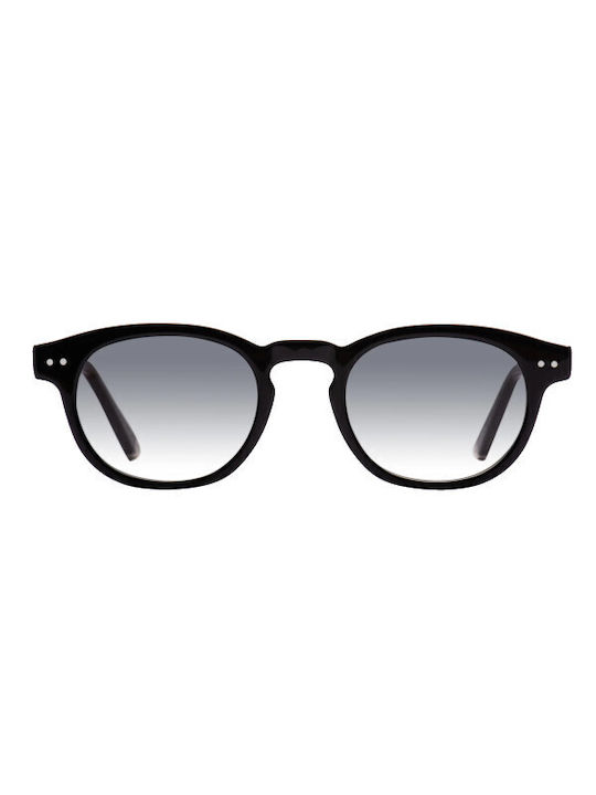 De-Sunglasses Noah Sonnenbrillen mit Noir Studio Rahmen und Schwarz Verlaufsfarbe Linse