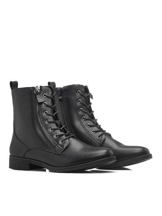 Envie Shoes Women's Combat Boots Black