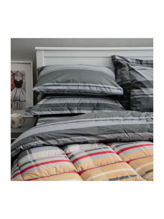 Charalambidis Textiles Duvet Cover Single 160x240 Scotland Red