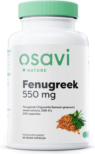 Osavi Fenugreek 550mg 120 φυτικές κάψουλες