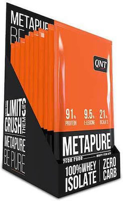 QNT Metapure Zero Carb Whey Isolate Molkenprotein mit Geschmack Weiße Schokolade 30gr