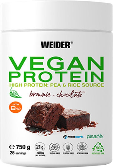 Weider Vegan Protein Gluten & Lactose Free with Flavor Chocolate 750gr