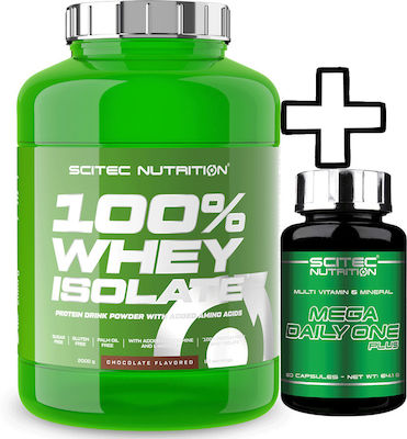 Scitec Nutrition 100% Whey Isolate cu Aromă de Vanilie Foarte Berry 2kg