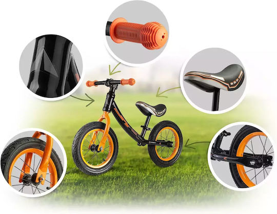 Ricokids Детски велосипед за баланс Черен