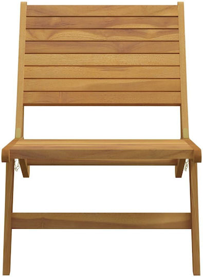 Outdoor-Sessel Hölzernes Braun 60x90x65εκ.