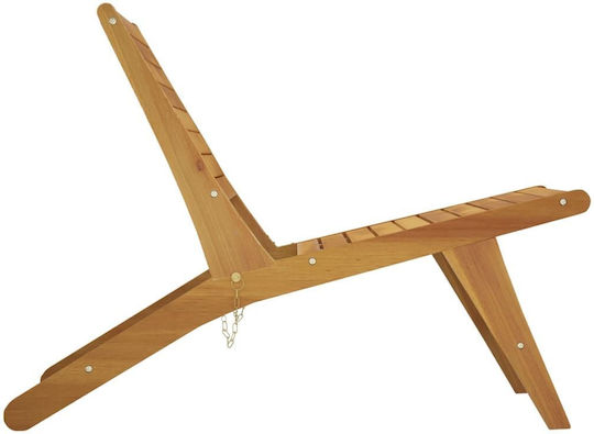 Outdoor-Sessel Hölzernes Braun 60x90x65εκ.
