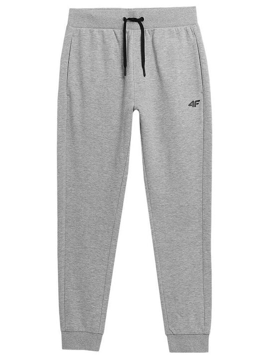 Sweatpants with Elastic Gray