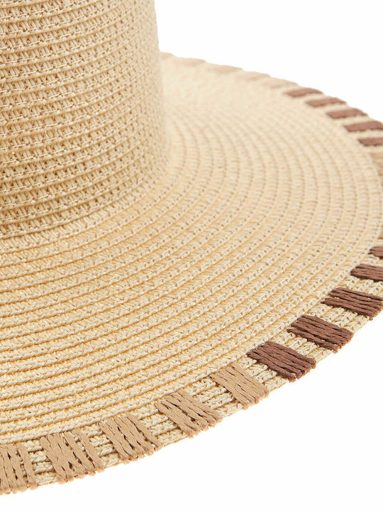 Verde Wicker Women's Floppy Hat Beige/Brown