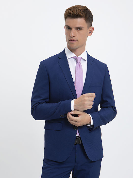 Suit with Micro Pattern Slim Fit Donini Tailoring