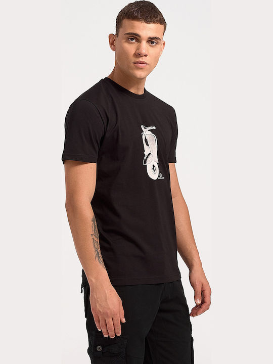 Vespa 23-704 Tricou Negru