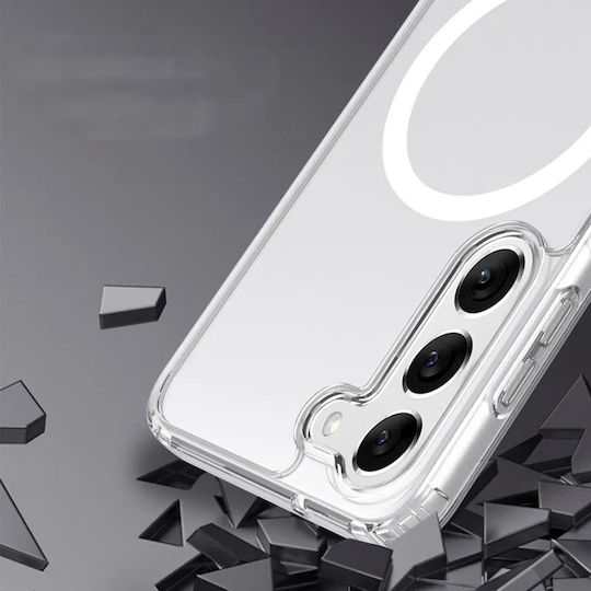 Techsuit MagSafe Pro Umschlag Rückseite Silikon Transparent (Galaxy S22 5G)