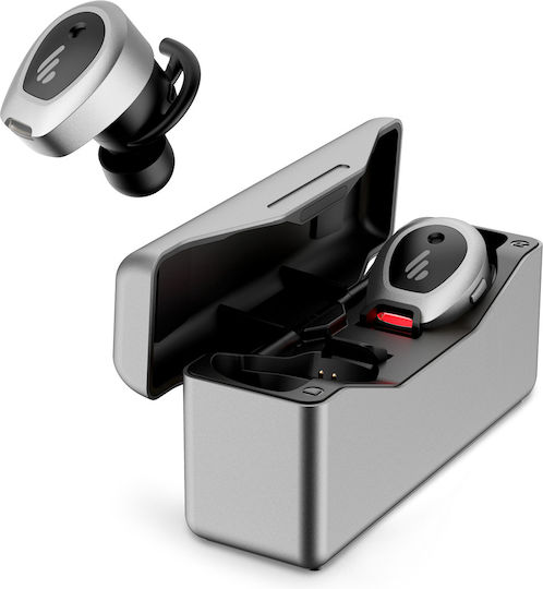 Edifier TWS NB In-ear Bluetooth Handsfree Ακουστικά με Θήκη Φόρτισης Ασημί