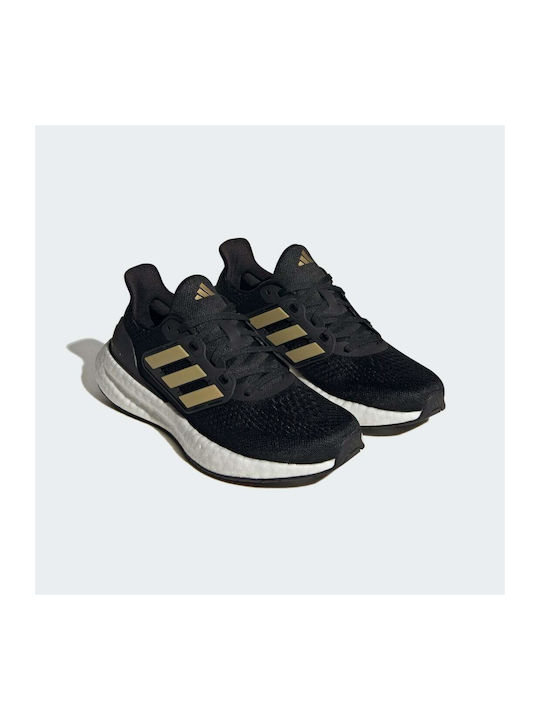 adidas Pureboost 23 Running Core Black / Gold Metallic / Carbon