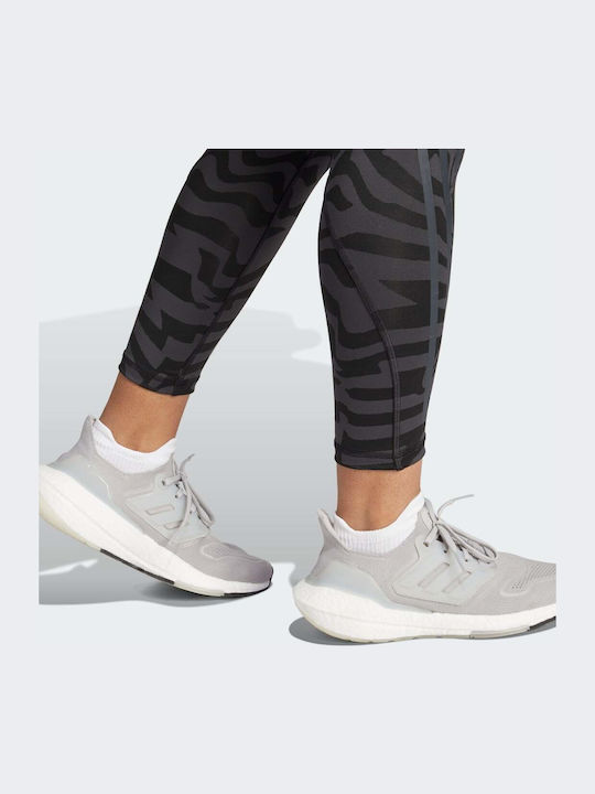Optime Trainicons Women's Cropped Training Legging High Waisted Carbon/Black