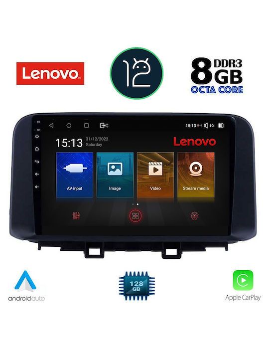 Lenovo Car-Audiosystem für Hyundai Kona 2017> (Bluetooth/USB/WiFi/GPS) mit Touchscreen 10.1"