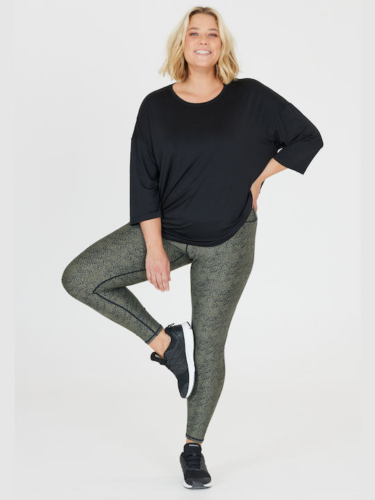 Q Plus Size Leggings Cimmeria W Printed Tights - Print 3270