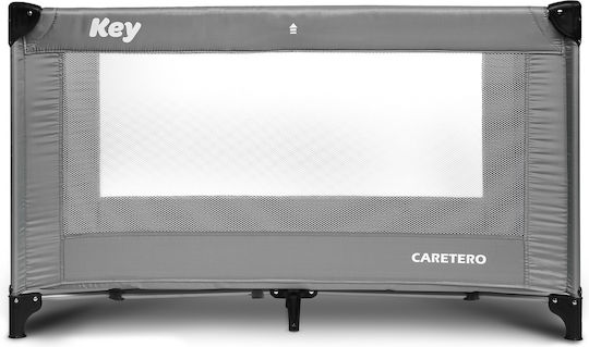 Caretero Key Loc de joacă cu Saltea Graphite 125x64cm