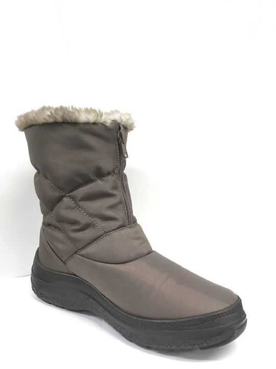 Adam's Shoes Women's Boots with Fur Brown