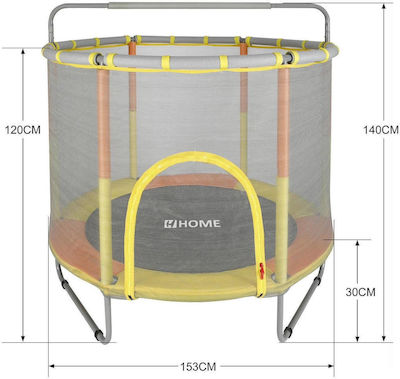 ForAll Balance Kids Trampoline 153cm with Handle & Net