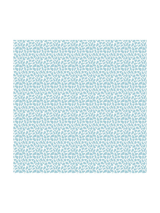 Charalambidis Textiles Mosaic Pillowcase Set Turquoise 50x70cm.