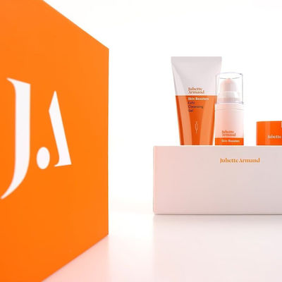 Juliette Armand Skin Boosters Repair Gift Hautpflegesets für Anti-Aging & Feuchtigkeitsspendend mit Serum , Gesichtsreiniger & Gesichtscreme 12-014