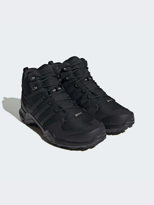 Adidas Terrex Swift R2 Mid Waterproof Hiking Shoes Gore-Tex Black
