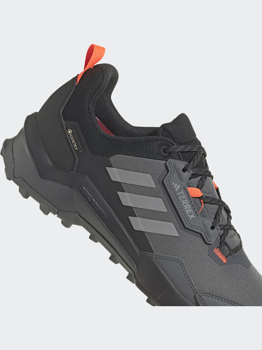 adidas Terrex AX4 Men's Hiking Shoes Waterproof With Gore-Tex Membrane Gray