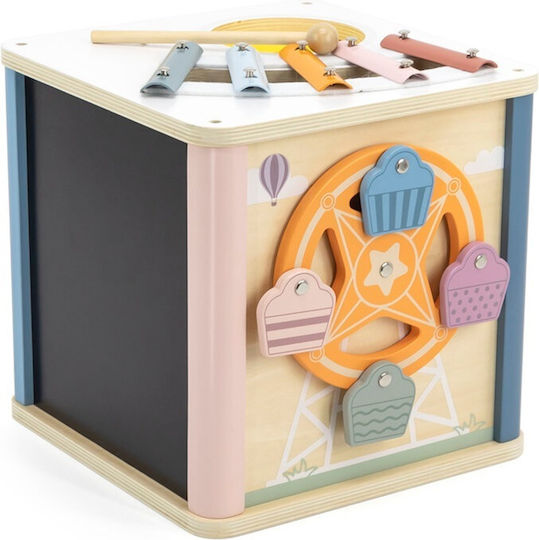 Viga Toys Activity Cube Activity Cube made of Wood for 12++ Months