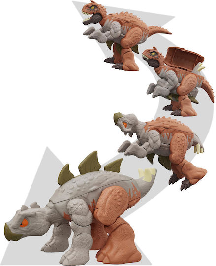 Action-Figur Carnotaurus and Stegosaurus Jurassische Welt Dinosaurier für 6+ Jahre Jahre (Verschiedene Designs/Sortimente von Designs) 1 Stk
