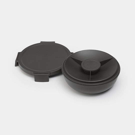 Brabantia Brabantia Kunststoff Mittagsbox Mit Fächern Grau 1.3lt