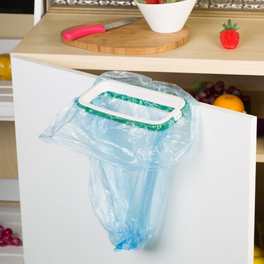 Data Media Plastic Bag Support Base 22x22x22cm Green