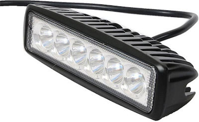 Factory Rezistent la apă Faruri pentru Autoturisme în formă de Bară LED 12V 18W 15cm cu Iluminare Alb 1buc