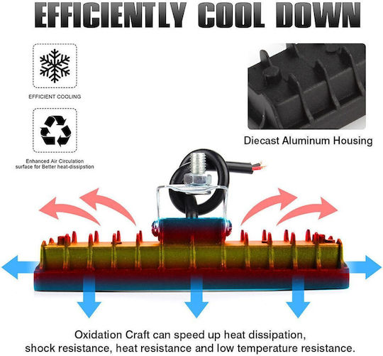 Factory Waterproof Headlights Car in Bar Shape LED 12V 48W 15cm with White Lighting 1pcs