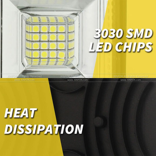 Factory Squareς Waterproof Headlights Car LED 12V 144W 11cm with White Lighting 1pcs
