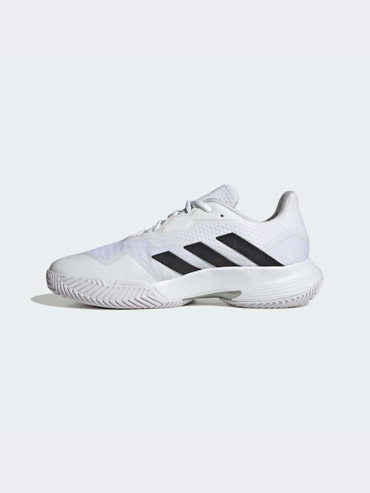 Adidas CourtJam Control Pantofi Tenis Albi