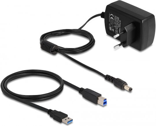 DeLock Docking Station για 2 Σκληρούς Δίσκους SATA 2.5" / 3.5" με σύνδεση USB 3.0 (64187)