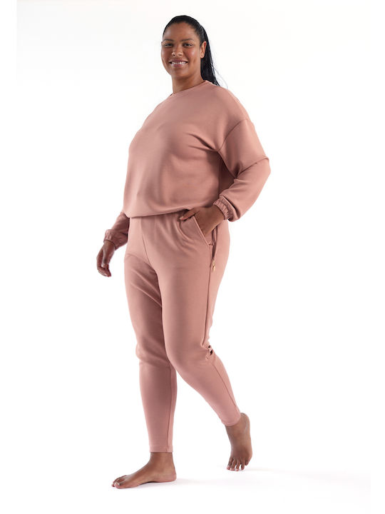 Q Plus Size Tiamo W Schwitzhose - 1109 Burlwood