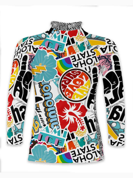 Uvea Kids Swimwear Long Sleeve Shirt Multicolour