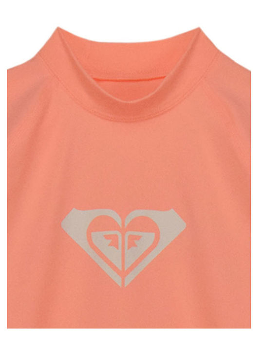 Roxy Whole Hearted Kids Swimwear UV Long Sleeve Shirt Orange