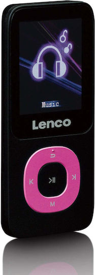 Lenco MP4 плейър (4ГБ) с Екран LCD 1.8" Черно Xemio-659PK