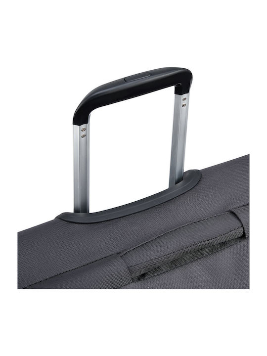 Delsey Rami Großer Reisekoffer Weichschalen Gray mit 4 Räder Höhe 78cm 346882101