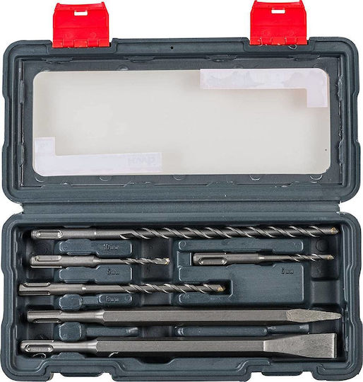 KWB Set Pointed Chisel & Chisel Bits & Drill 110mmmm with SDS Plus Socket 4pcs 109166