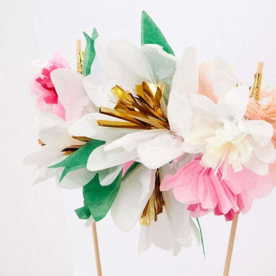 Meri Meri Flower Bouquet Διακοσμητικό Γλυκών για Party