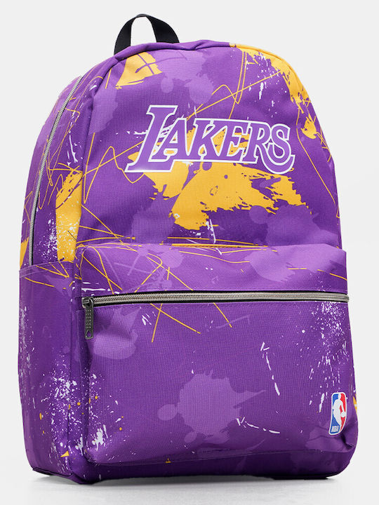 Back Me Up Los Angeles Lakers Retro School Bag Backpack Elementary, Elementary Los Angeles Lakers Retro 25Liters