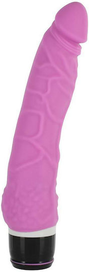Seven Creations Silicone Classic Vibe Slim Realistic Vibrator 21cm Pink