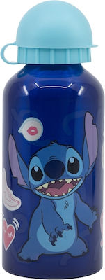 Stor Kids Water Bottle Lilo & Stitch Aluminium Blue 400ml