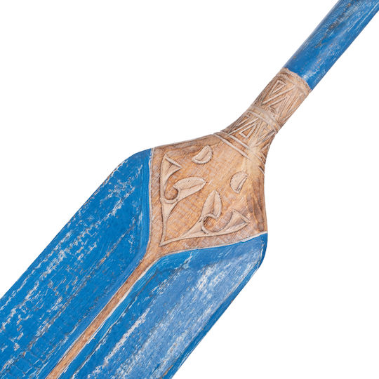 HomeMarkt Hanging Decorative made of Wooden Massif Blue 100cm 1pcs