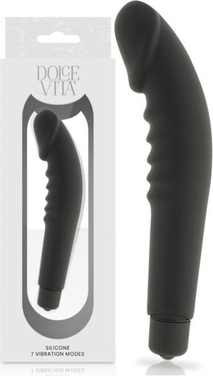 Dolce Vita Realistic Pleasure Реалистичен Вибратор 15.8см Черно