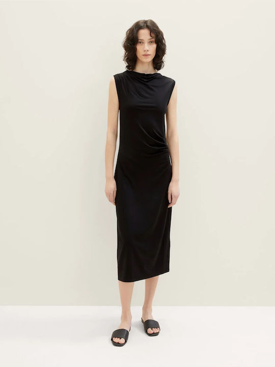 Tom Tailor Summer Midi Dress Black